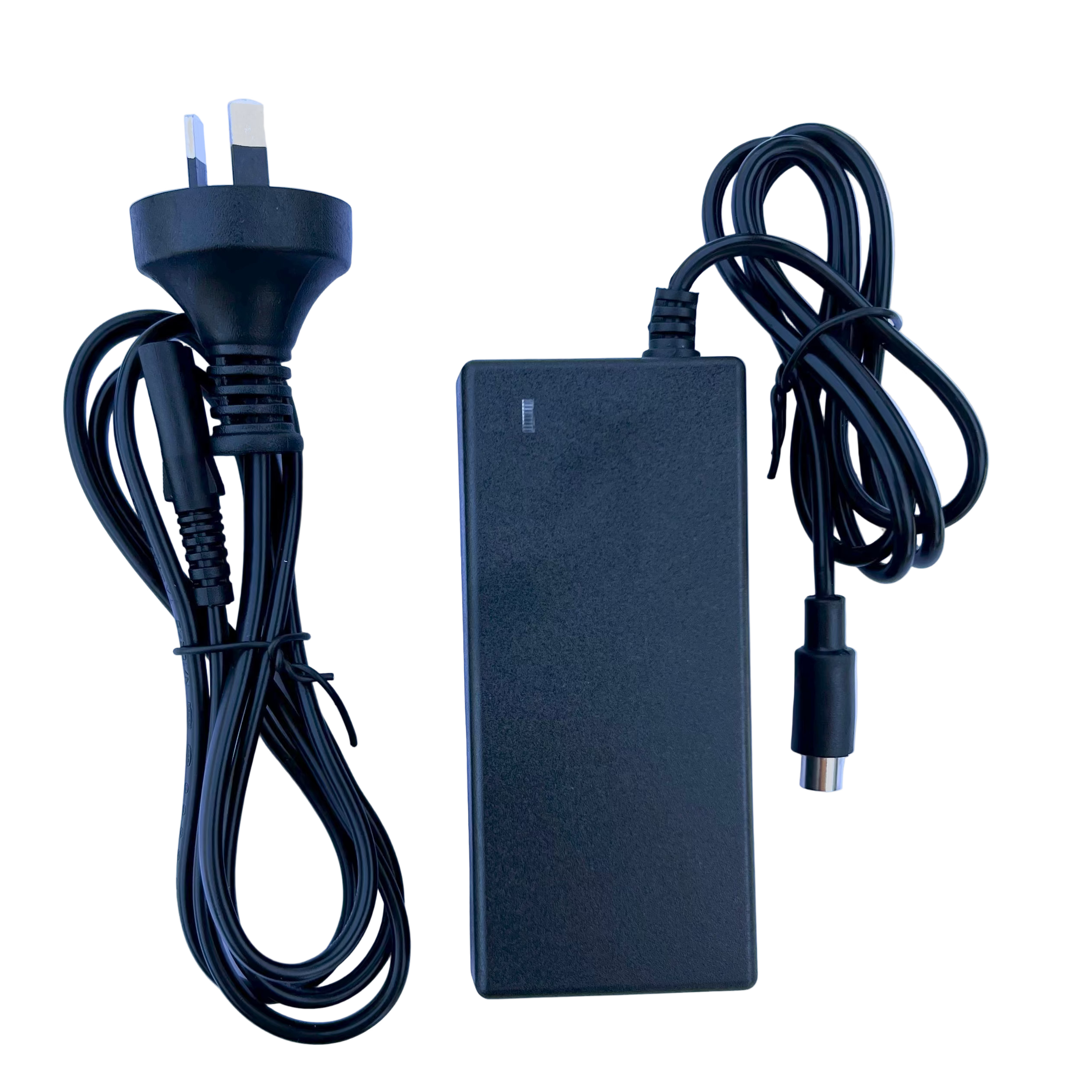 Barrel charger with Australian wall plug