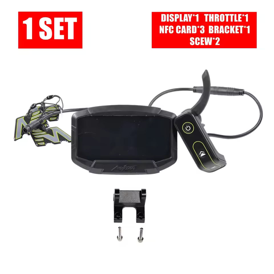 Genuine Electric Scooter Display & Throttle For Mukuta 10+ (With 3 NFC Cards)